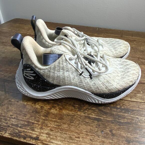 Under Armour Curry Flow 10 White/Black - Picture 1 of 9